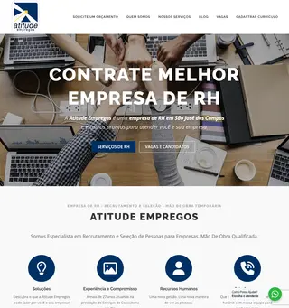 Atitude Empregos platform preview