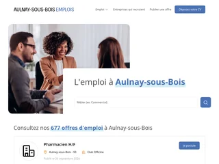 Aulnay-sous-Bois Emplois screenshot preview Aulnay-sous-Bois Emplois screenshot preview