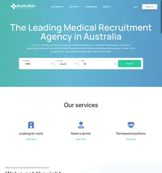 Australian Medical Placements platform preview