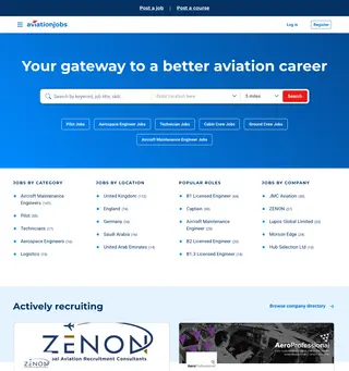 Aviation Job Search screenshot preview