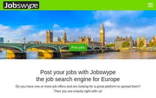 Jobswype screenshot preview Jobswype screenshot preview