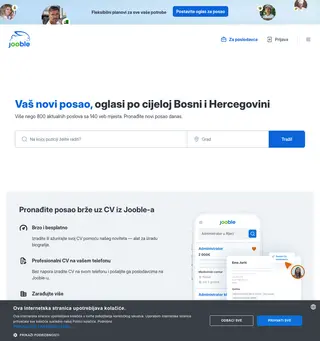 Jooble screenshot preview
