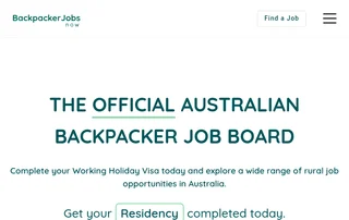 Backpacker Jobs Now screenshot preview