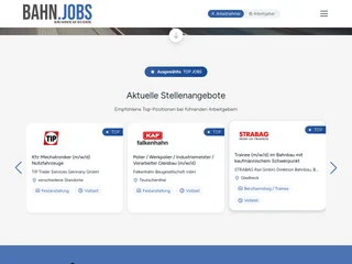 BAHN.JOBS platform preview BAHN.JOBS platform preview