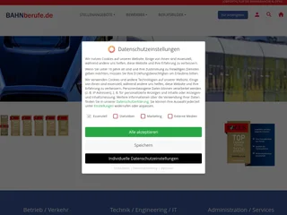 Bahnberufe.de screenshot preview