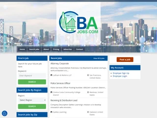 BAJobs platform preview BAJobs platform preview