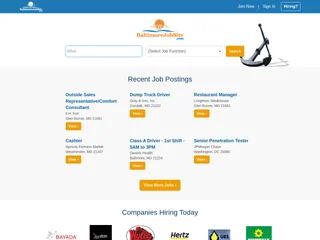 BaltimoreJobSite platform preview