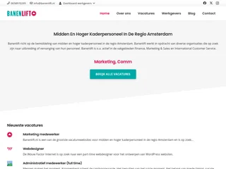 Banenlift.nl platform preview Banenlift.nl platform preview