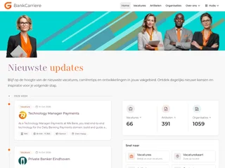 Bankcarriere.nl platform preview
