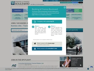 Banking & Finance Boulevard platform preview