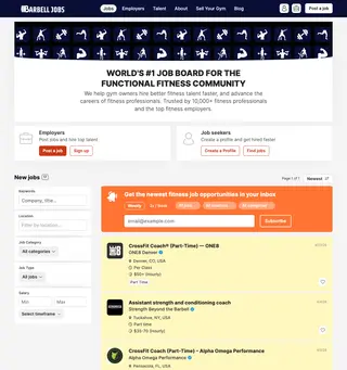 Barbell Jobs platform preview