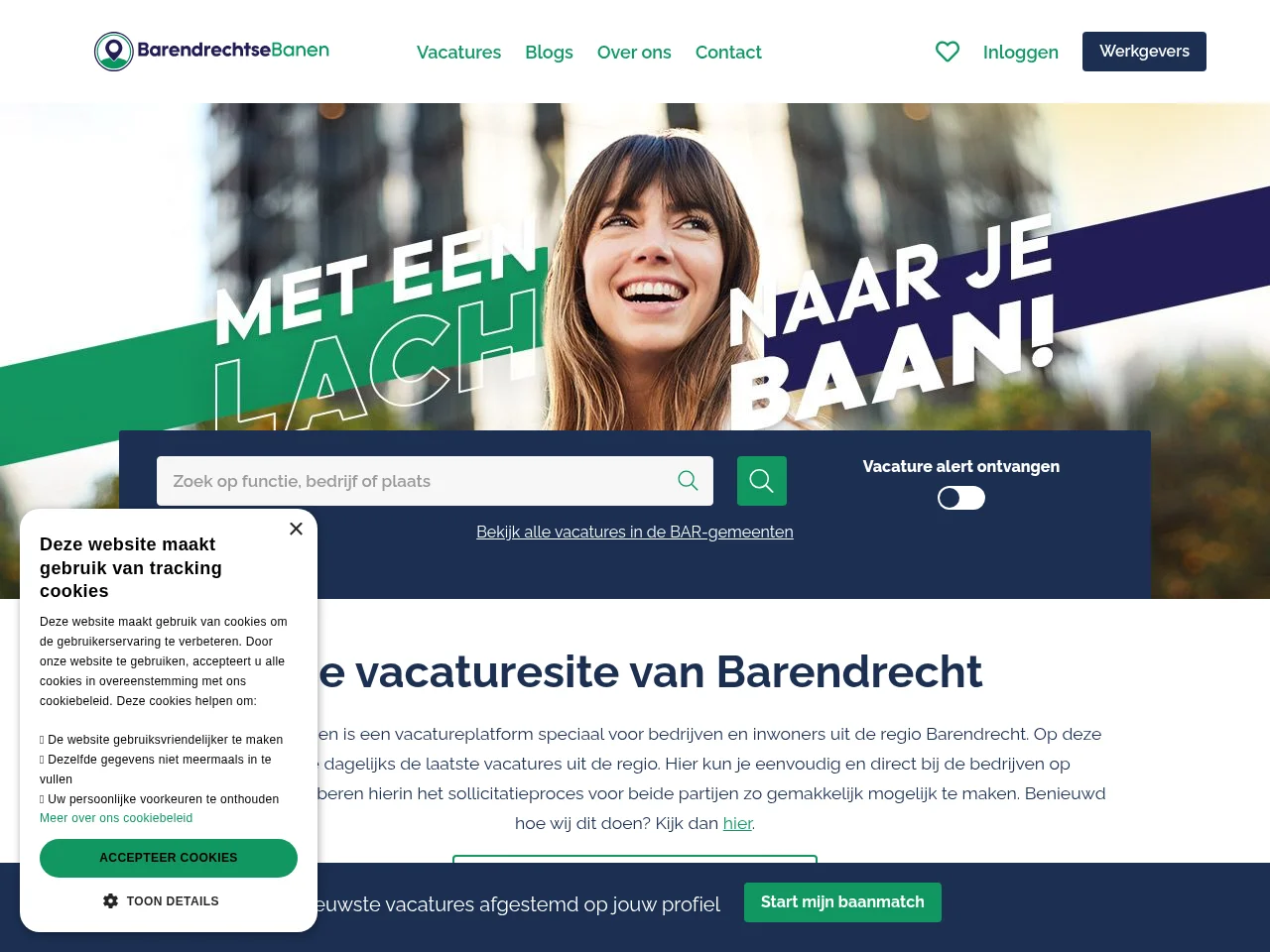 BarendrechtseBanen screenshot BarendrechtseBanen job board platform screenshot showing job search interface
