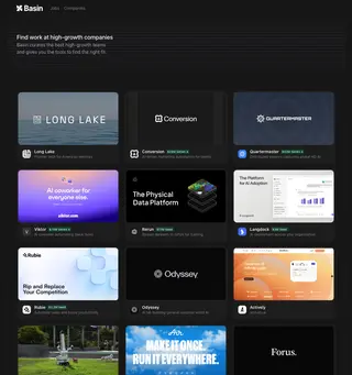 Basin platform preview