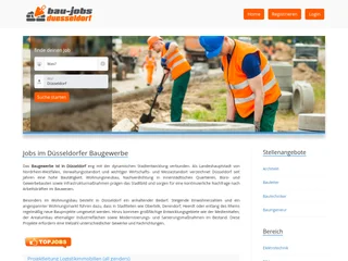 bau-jobs-duesseldorf.de screenshot preview bau-jobs-duesseldorf.de screenshot preview