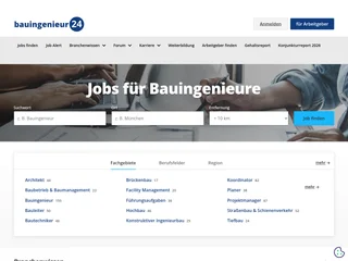 bauingenieur24.de platform preview