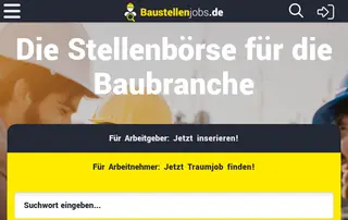Baustellenjobs.de screenshot preview