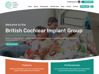 British Cochlear Implant Group screenshot preview