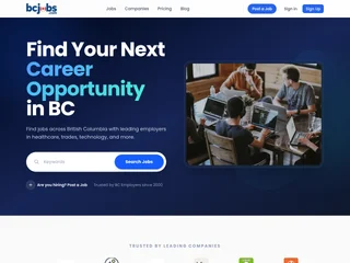 BCJobs.com platform preview