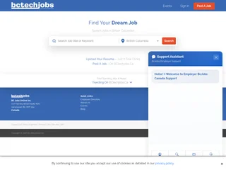 BCtechjobs.ca platform preview BCtechjobs.ca platform preview
