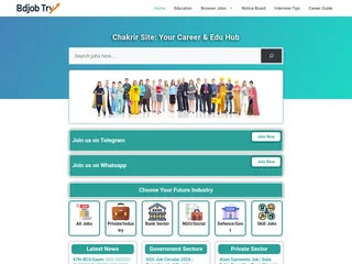 Bdjobtry.com platform preview