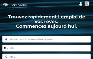 QuickToJobs Belgium screenshot preview