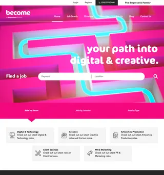 Become Recruitment platform preview