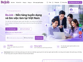 BeJob.vn screenshot preview