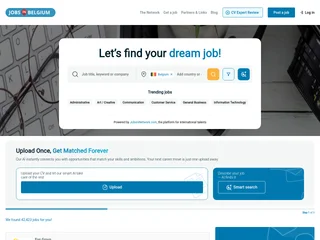 Jobs in Belgium platform preview Jobs in Belgium platform preview