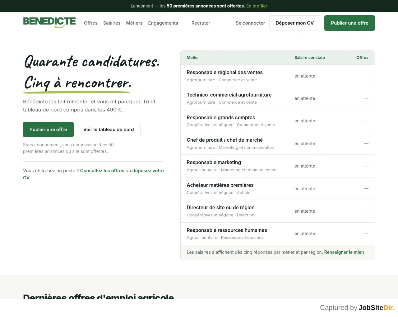 Benedicte.io screenshot Benedicte.io website screenshot