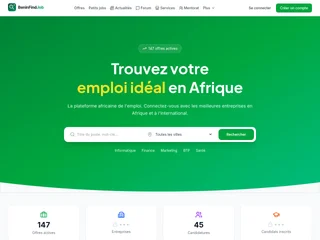 BeninFindJob platform preview