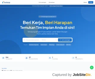 BeriKerja platform preview