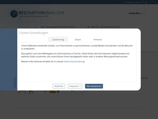 Beschaffungshelden platform preview Beschaffungshelden platform preview