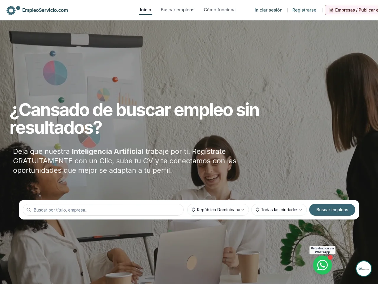 EmpleoServicio.com screenshot EmpleoServicio.com website screenshot