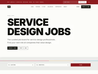 Service Design Jobs screenshot preview