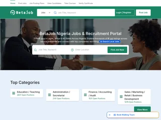BetaJob Nigeria screenshot preview