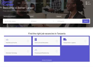 Better Career platform preview Better Career platform preview