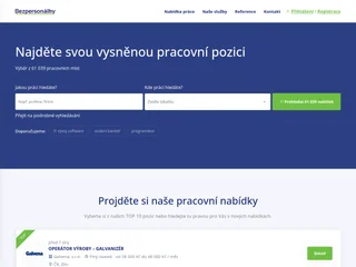 Bezpersonalky.com screenshot preview Bezpersonalky.com screenshot preview