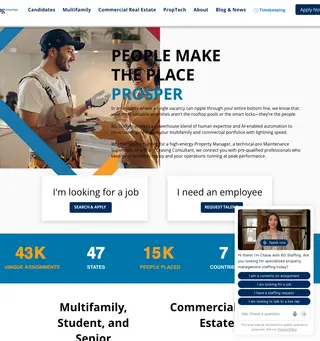 BG Staffing screenshot preview
