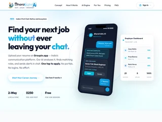 BharatJobs.AI screenshot preview BharatJobs.AI screenshot preview