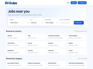 BHJobs platform preview BHJobs platform preview