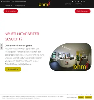 BHM Personalberatung screenshot preview