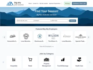Big Sky Job Board screenshot preview Big Sky Job Board screenshot preview