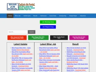 Bihar Job Portal screenshot preview