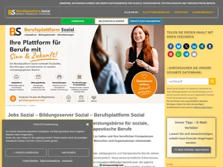 Berufsplattform Sozial platform preview