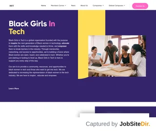 Black Girls In Tech platform preview