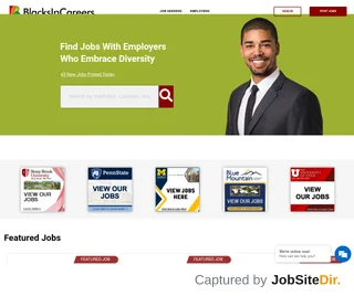 BlacksInCareers.com platform preview