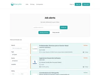 Blue-jobs platform preview Blue-jobs platform preview