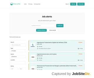 Blue-jobs platform preview