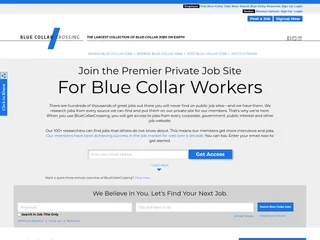 BlueCollarCrossing.com platform preview
