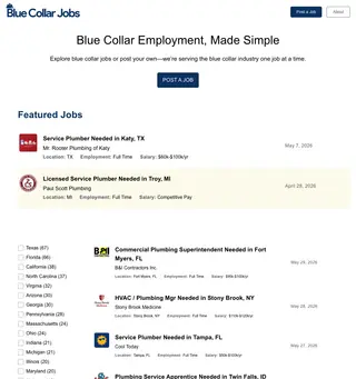 BlueCollarJobs.com platform preview